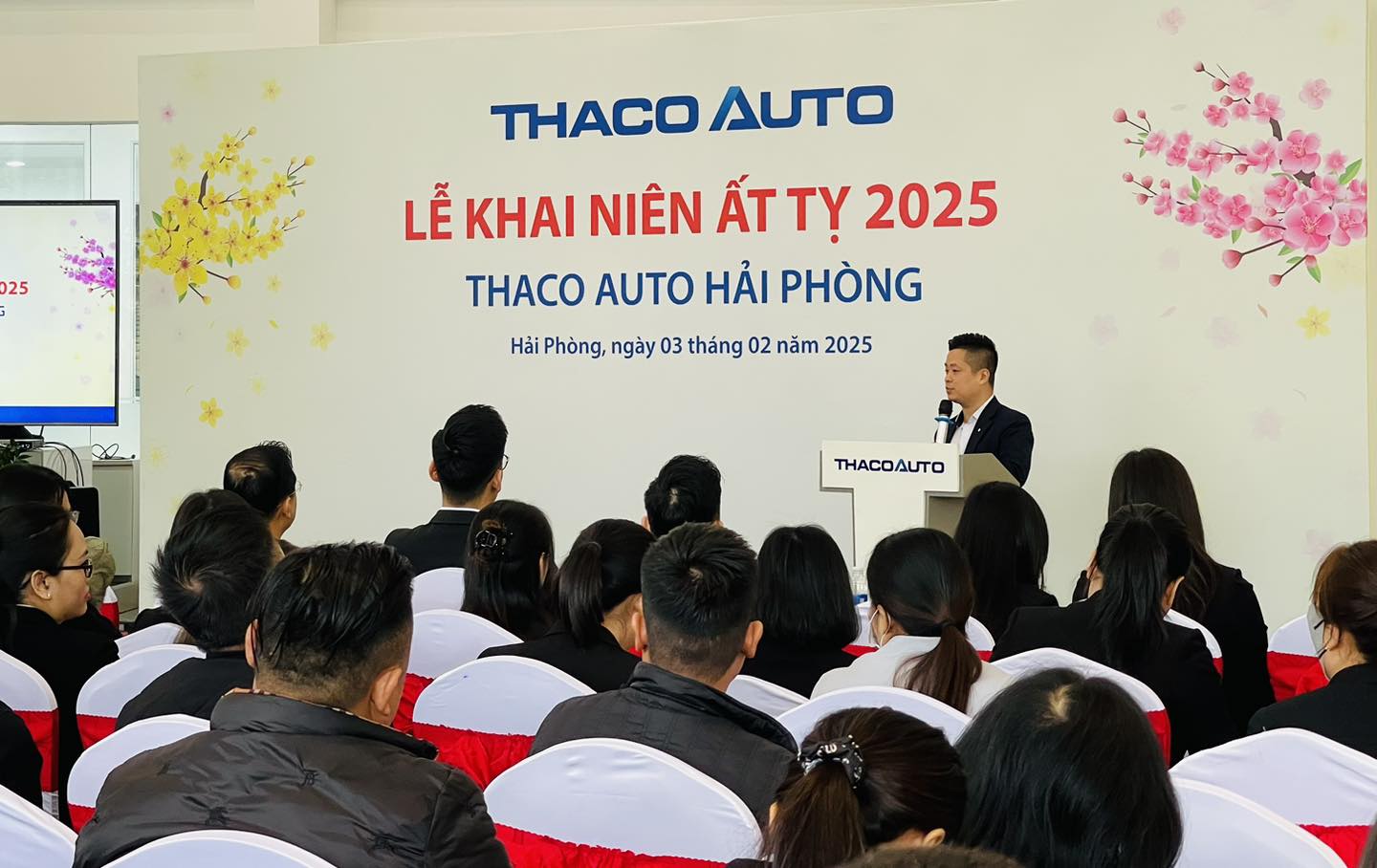 THACO AUTO HẢI PHÒNG TỔ CHỨC LỄ KHAI NIÊN ẤT TỴ 2025