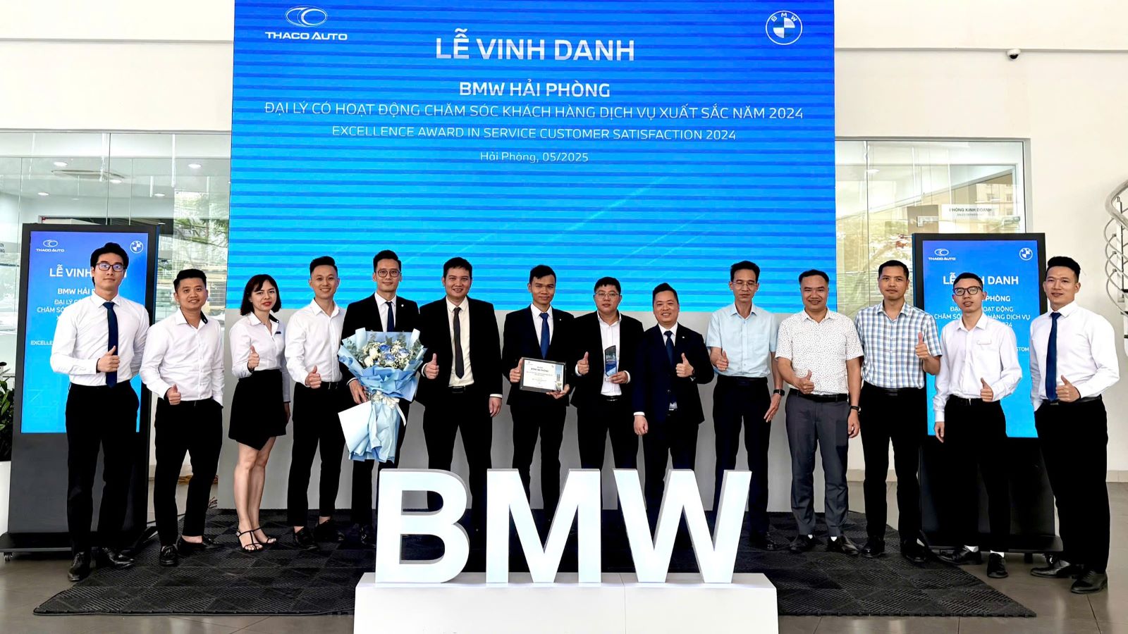 BMW HẢI PHÒNG VINH DỰ NHẬN DANH HIỆU “ĐẠI LÝ CÓ HOẠT ĐỘNG CHĂM SÓC KHÁCH HÀNG DỊCH VỤ XUẤT SẮC NĂM 2024”